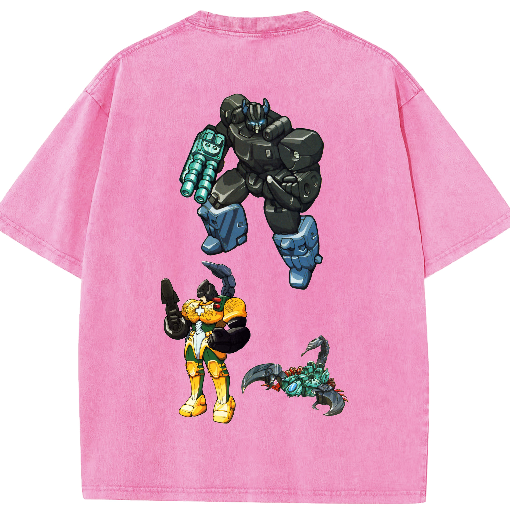 （画像用）  綿100% ヴィンテージ風 半袖Tシャツ（背面プリント）